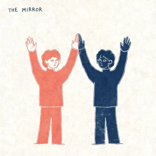 The Mirror in the risograph print style — sample illustration