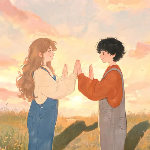 The Mirror in the storybook style — sample illustration