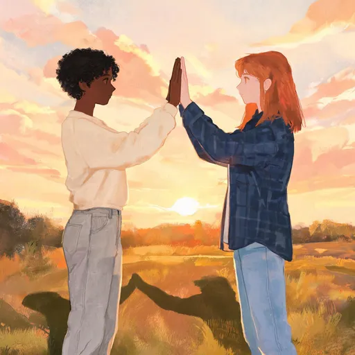 The Mirror in the storybook style — sample illustration