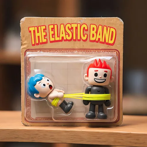 The Elastic Band in the collectible figurine style — sample illustration