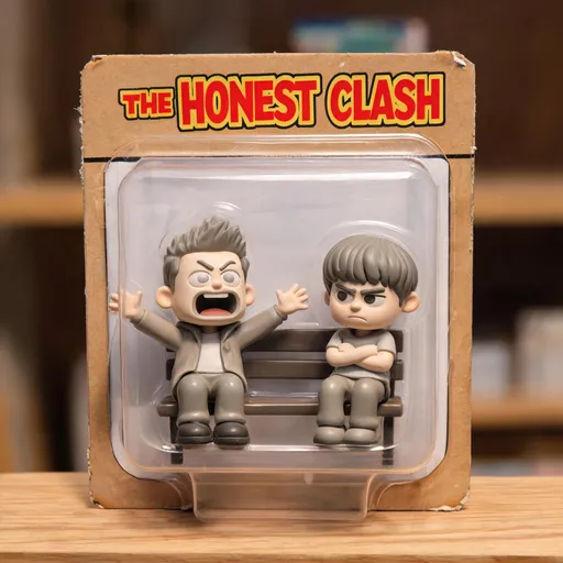 The Honest Clash in the collectible figurine style — sample illustration