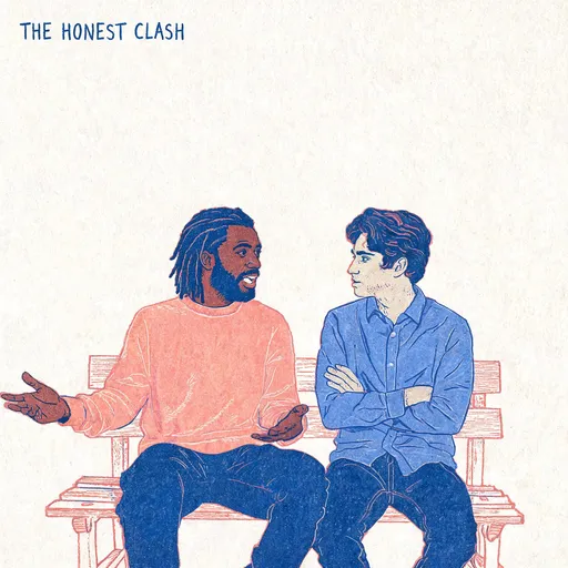 The Honest Clash in the risograph print style — sample illustration
