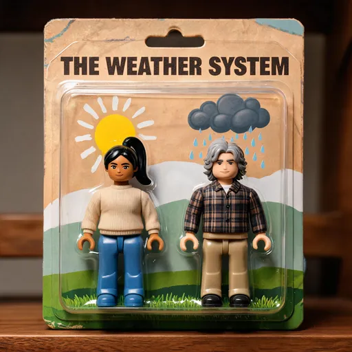 The Weather System in the collectible figurine style — sample illustration