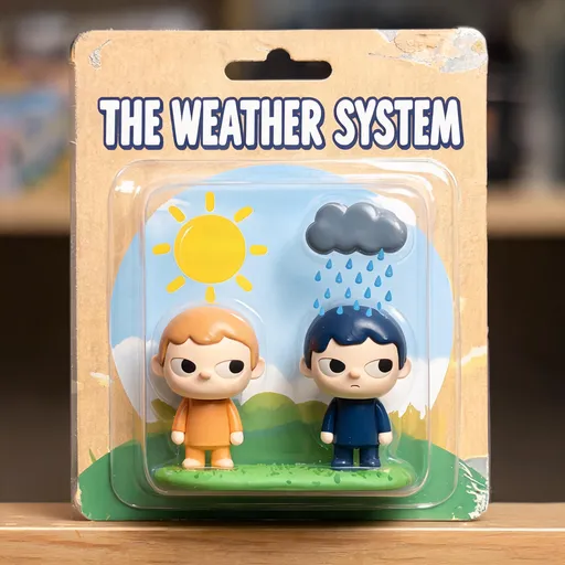 The Weather System in the collectible figurine style — sample illustration