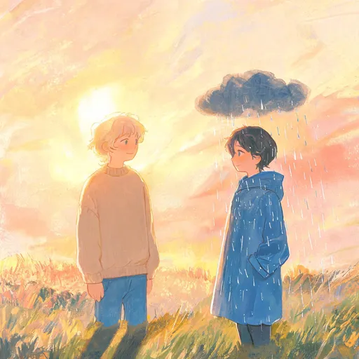 The Weather System in the storybook style — sample illustration