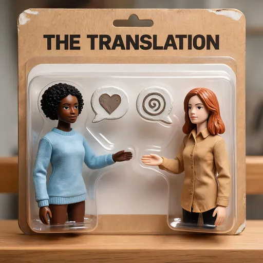 The Translation in the collectible figurine style — sample illustration