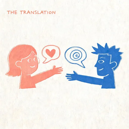 The Translation in the risograph print style — sample illustration