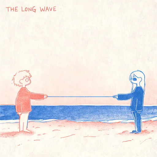 The Long Wave in the risograph print style — sample illustration