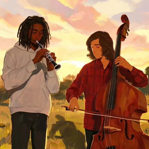 The Odd Harmony in the storybook style — sample illustration