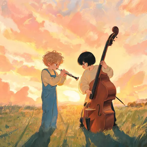 The Odd Harmony in the storybook style — sample illustration