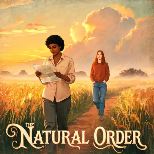The Natural Order in the 90s film poster style — sample illustration