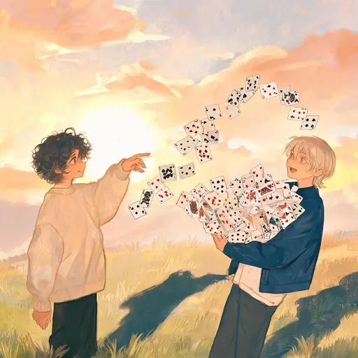 The Wild Card in the storybook style — sample illustration