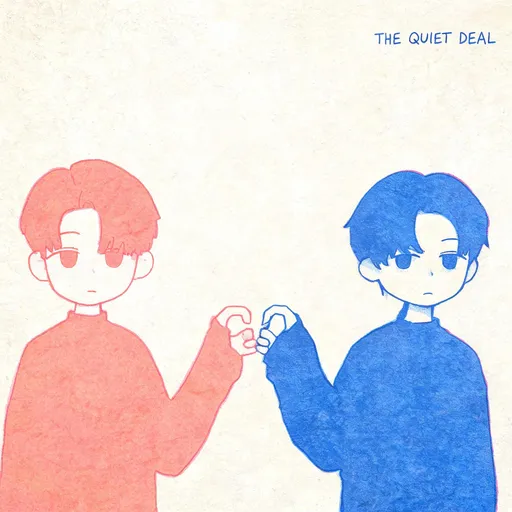 The Quiet Deal in the risograph print style — sample illustration