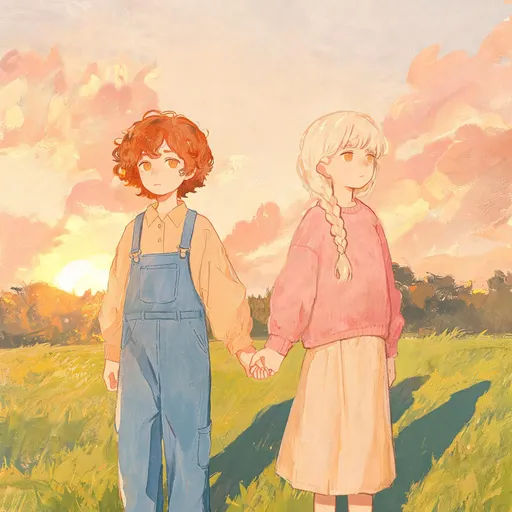Storybook sample — made-up characters