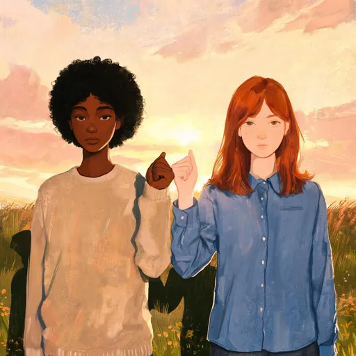 Storybook sample — made-up characters