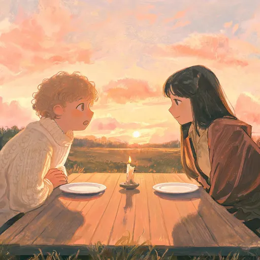 The Slow Burn in the storybook style — sample illustration
